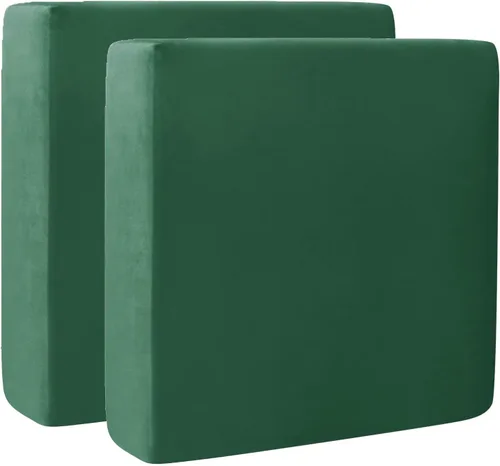 Miniatura 52 de Fundas de cojín de terciopelo para sofá, funda elástica para cojín de sofá suave, protector de muebles extraíble y lavable para sala de estar, Negro