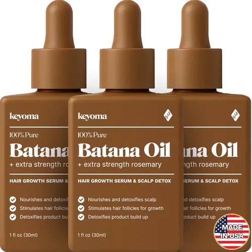 Miniatura 10 de Keyoma Aceite de batana para el crecimiento del cabello con romero: nutre y desintoxica el cuero cabelludo para un cabello más grueso, más fuerte