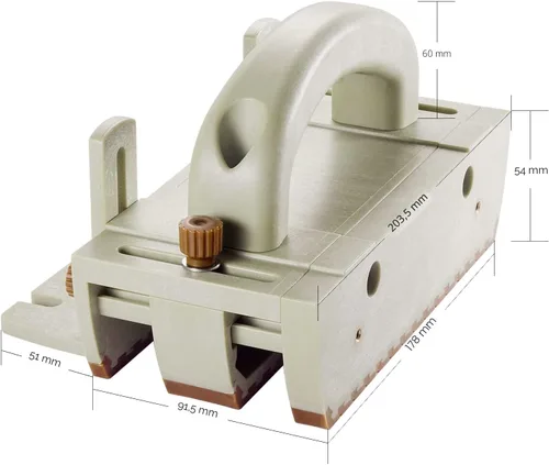 Miniatura 5 de Bloque de empuje para sierras de mesa, mesas de router, sierras de banda y ensambladoras - Cortes seguros - Fácil de ensamblar