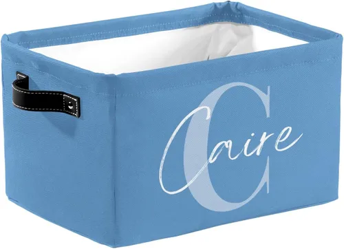 Miniatura 28 de Cesta de regalo personalizada con nombre, caja de juguetes de almacenamiento personalizada para niños, organizador de cubos de almacenamiento