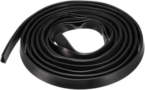 Miniatura 13 de uxcell Extrusión del sello en U del borde del molde, hoja protectora de borde de canal en U negra de silicona se adapta a borde de 0.004-0.059 in