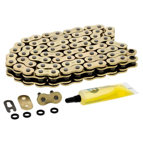 Miniatura 30 de Niche - Cadena de transmisión prémium sin junta tórica de alta resistencia con enlace maestro para motocicletas y ATVs 520V-X, Gris