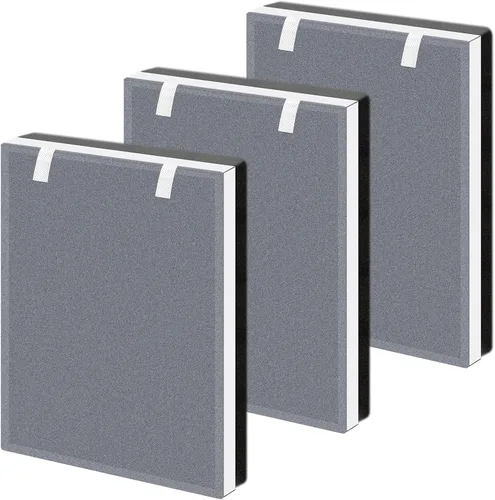 Miniatura 13 de Filtro de repuesto Vital 100 para purificador de aire LEVOIT Vital 100, filtro de carbón activado de alta eficiencia Funmit 3 en 1, en comparación