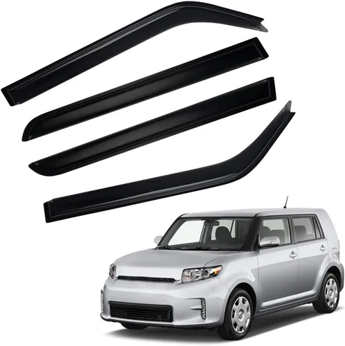 Miniatura 62 de Protectores de lluvia compatibles con modelos Trailblazer/GMC Envoy 2002-2009 para 5 pasajeros, visera de ventana lateral, deflector de viento