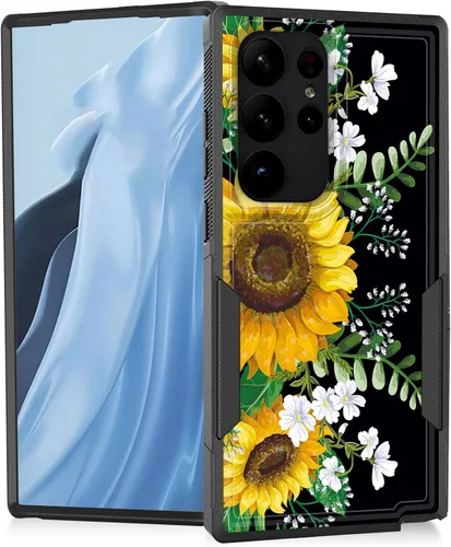 Miniatura 24 de Funda para Galaxy A14 5G, resistente de doble capa híbrida de policarbonato duro, goma suave, a prueba de golpes, funda protectora resistente