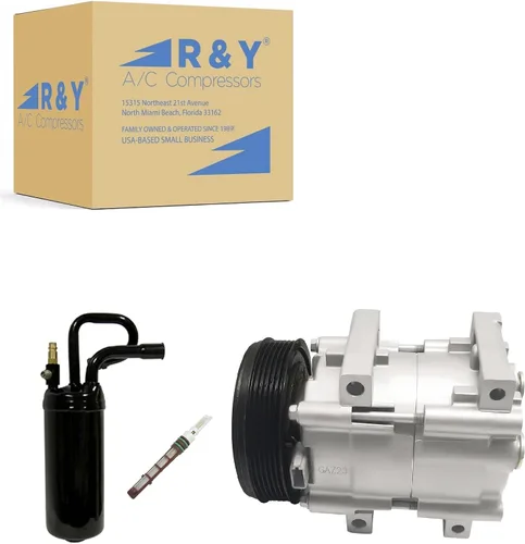 RYC - Kit de compresor de aire acondicionado automotriz KT AD54 (no es compatible con Ford Ranger 3.0L para los años modelo 2002-2008)