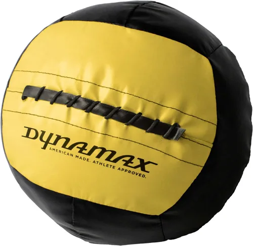 Miniatura 11 de Dynamax Standard Medicine Ball, 4–30 lb Soft Shell Wall Ball, 14-Inch Weighted Exercise Ball for Strength Training, Core Workouts, Conditioning &
