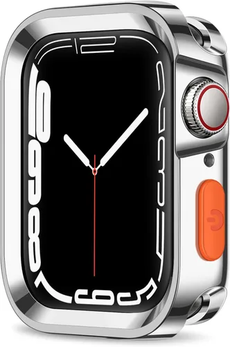 Miniatura 19 de Carcasa resistente compatible con Apple Watch Case de 1.77 pulgadas y 1.73 pulgadas, Series 9/8/7/6/5/4/SE3/2/1, funda protectora de poliuretano