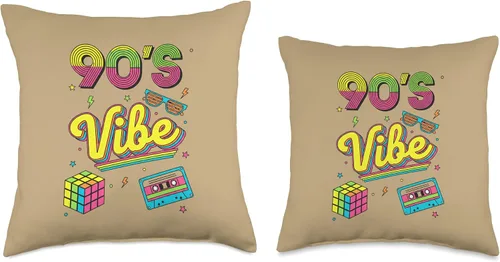 Miniatura 3 de 90s Nostalgia Retro Apparel - 90'S Vibe Retro Throw Pillow