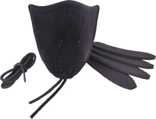 Miniatura 5 de Tas Trost Almohadilla reductora de retroceso de lona de cuero para rifles, escopetas, almohadilla antideslizante de culata Negro