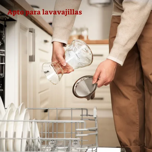 Miniatura 6 de COSORI Cafetera de Vertido con Filtro de Acero Inoxidable de Doble Capa, 8 Tazas, 34oz, Cafetera de Goteo, Preparador de Café por Goteo, Jarra
