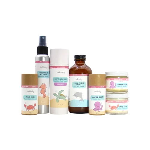Miniatura 4 de BALM! Baby * Jugo esas toallitas * Solución concentrada de toallitas de tela totalmente natural Tarro de vidrio Fabricado en Estados Unidos