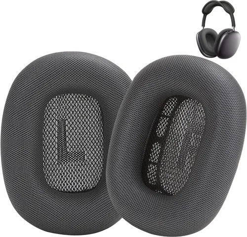 Miniatura 10 de Almohadillas de repuesto Earrock para auriculares AirPods Max, almohadillas cubiertas de piel de proteína con espuma viscoelástica y imán