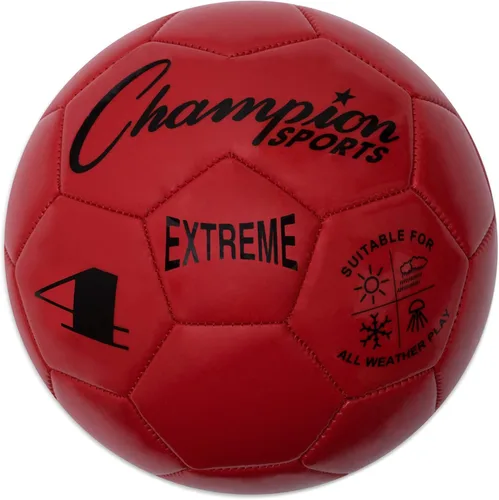 Miniatura 10 de Champion Sports Extreme Series - Balón de fútbol – Tamaños 3, 4, 5, tacto suave, para todo clima, alta retención de aire, pelotas de liga