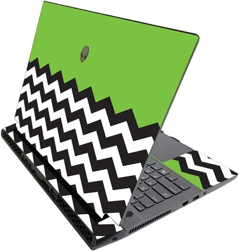 Miniatura 636 de MightySkins - Skin brillante con purpurina para Alienware M17 R3 (2020) y M17 R4 (2021) - Diversión de los años 90 Acabado duradero con purpurina