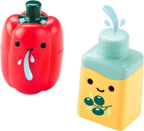 Miniatura 5 de Skip Hop Juguete de baño para bebés Tub-to-Table Café Prep & Serve Set de Ensalada para Bañera Juego Sensorial para el Desarrollo Edad 12m+ Preparar