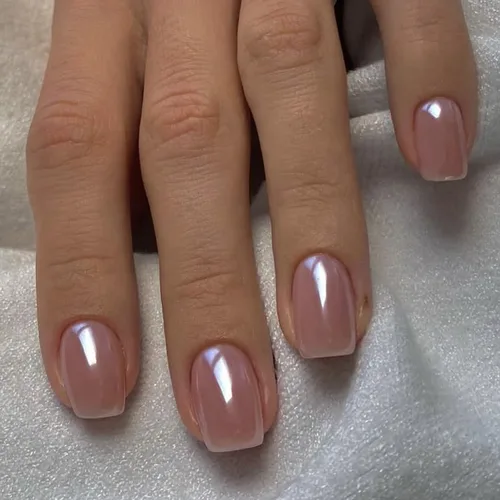 Miniatura 8 de Uñas postizas a presión en forma de almendra, uñas postizas medianas y brillantes, uñas adhesivas con punta francesa, cobertura completa, uñas
