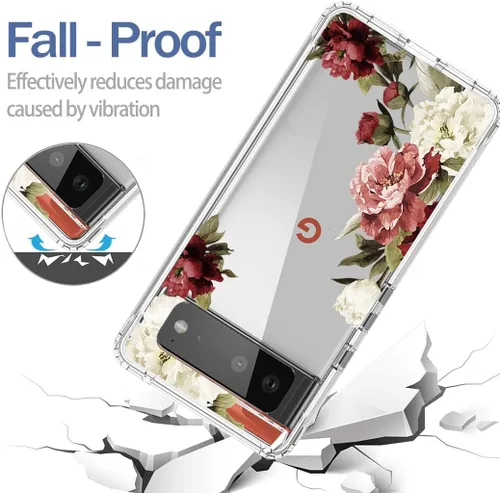 Miniatura 7 de Funda de teléfono para Pixel 6 Pro, Pixel 6 XL G8VOU, bonito patrón de mandala transparente de cuerpo completo, funda protectora para Google Pixel 6