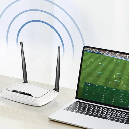 Miniatura 6 de Bingfu Antena WiFi de doble banda 2.4GHz 5GHz 5.8GHz 3dBi RP-SMA Reemplazo de antena macho (paquete de 2) para enrutador WiFi, tarjeta de red