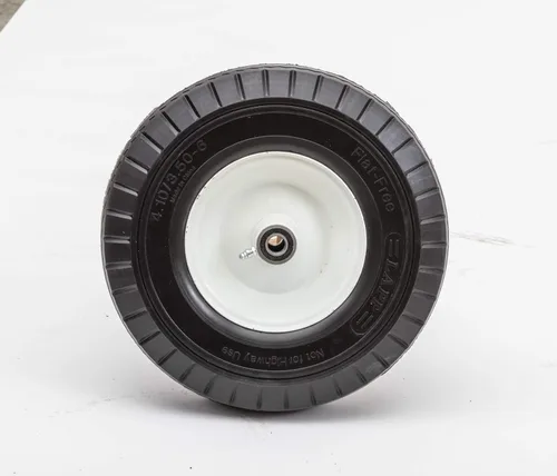 Miniatura 5 de Ruedas planas libres Ruedas de repuesto para carretilla, carrito de jardín, carrito de guardería Opciones de buje/rodamiento Capacidad de 500