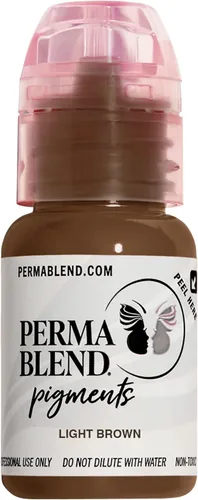 Miniatura 8 de Perma Blend Pigmento de tinta de tatuaje de cejas rubio jengibre, suministros profesionales de microblading para cejas, botella de 1/2 oz