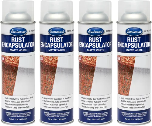 Miniatura 14 de Eastwood Spray para eliminar óxido con acabado mate texturizado Aerosol previene la corrosión del óxido, fórmula fortificada con epoxi y baja