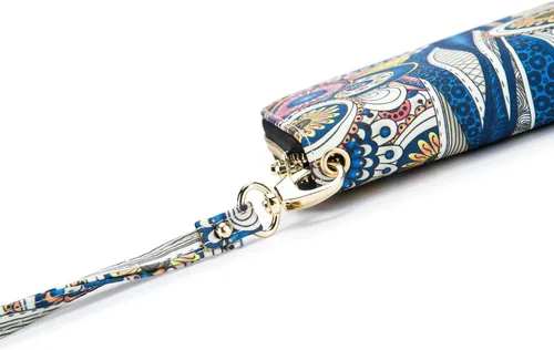 Miniatura 199 de Cartera de mano para mujer, estilo bohemio, con RFID, elegante, espaciosa con correa para viajes, capacidad para tarjetas, teléfono, dinero
