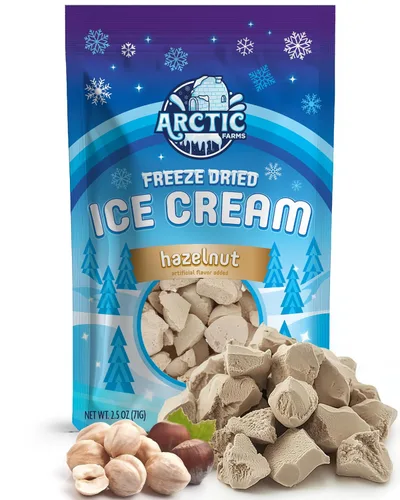 Miniatura 50 de Arctic Farms Trozos de Helado Liofilizado a Granel - No se Derrite (Mantequilla de Maní) (1 libra)