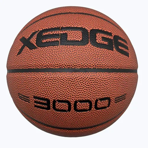 Miniatura 7 de XEDGE Balón de baloncesto Tamaño 5/6/7 de cuero compuesto para juego de baloncesto callejero para interiores y exteriores con aguja, bomba y bolsa