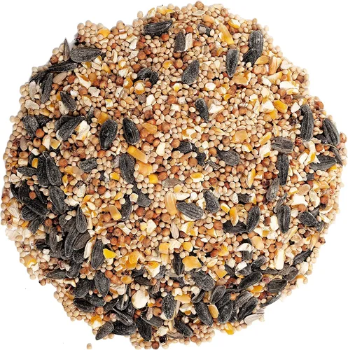 Miniatura 6 de Wagner's Paquete de semillas de cártamo y alimento de lujo para aves silvestres 5 libras de semilla de cártamo + 10 libras de alimento para pájaros