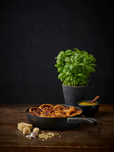 Miniatura 16 de Scanpan Sartén antiadherente clásica de 3.25 cuartos (11 pulgadas) con tapa, compatible con estufas de gas y eléctricas, apta para utensilios