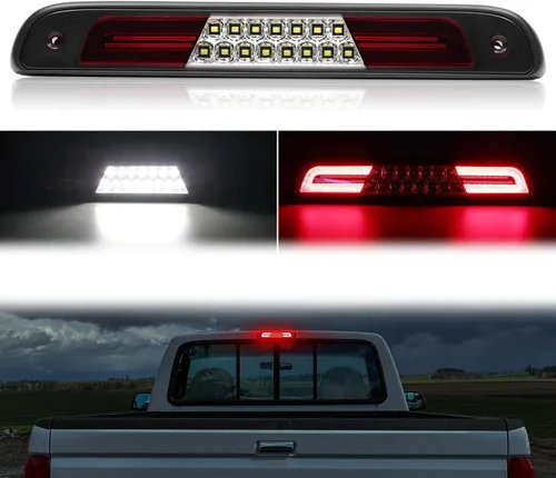 Tercera tercera luz de freno LED compatible con F1501994-1996 F250/F350 1994-1997/para Bronco 1992-1996 ensamblajes de luz de freno de montaje alto,