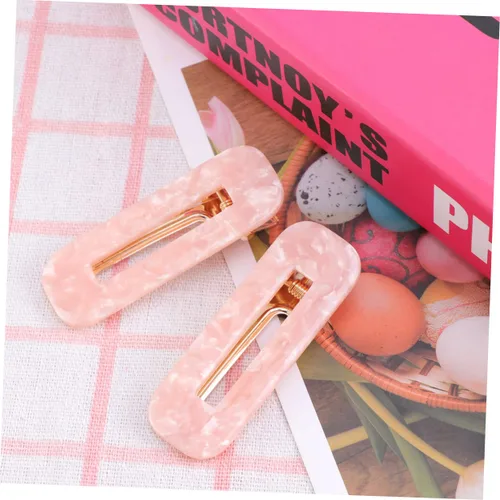 Miniatura 5 de Beaupretty Pinza cuadrada con estampado de leopardo para mujer, paquete de 2 extensiones de clip para el cabello elegantes
