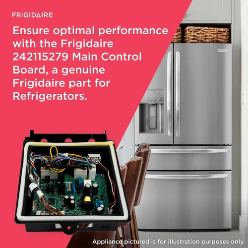 Miniatura 5 de Frigidaire 242115279 Tablero de control principal para refrigeradores, negro