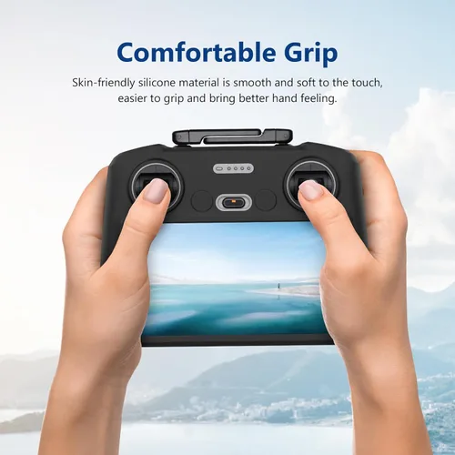 Miniatura 5 de Writiany Funda protectora de silicona RC 2, RC 2 Mini 4 Pro Controller Funda protectora para DJI Mini 4 Pro/DJI Air 3 Accesorios (negro)