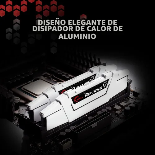 Miniatura 4 de G.SKILL - Memoria RAM DDR4 de la serie RipjawsV (XMP) 32GB (2x16GB) 3600MT/s CL18-22-22-42 1.35V para computadora de escritorio Intel AMD, U-DIMM