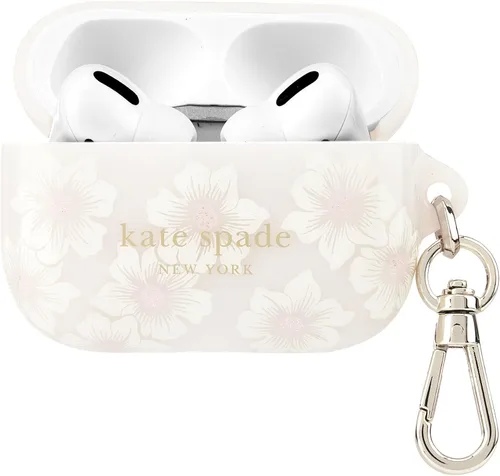 Miniatura 13 de Kate Spade New York Estuche Protector para AirPods Pro con Anillo para Llavero - Flowerbed Blue, Compatible con AirPods Pro de 2ª / 1ª