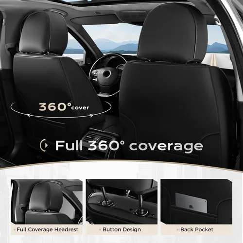 Miniatura 4 de Coverado Fundas de asiento de automóvil, fundas delanteras para automóviles, fundas de asiento delantero, funda de asiento automotriz, impermeable