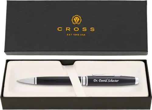 Bolígrafo Cross personalizado y grabado a medida para hombres o mujeres | Bolígrafo Cross Coventry | Regalo de lujo para oficina, graduación y