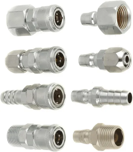 Miniatura 4 de Conector de acoplamiento S 8 unids Bsp 1/2 manguera neumática compresor de aire acoplador rápido enchufe enchufe conector conjunto