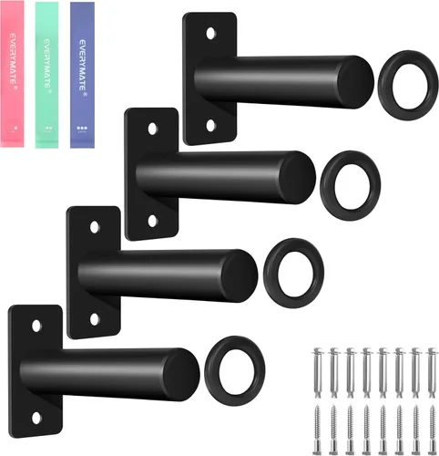 EVERYMATE Soporte para placas de peso, soporte de placa de peso de montaje en pared para placas de parachoques, capacidad máxima de peso de 330
