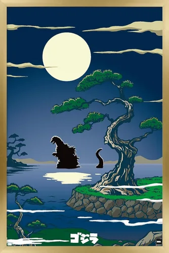 Miniatura 12 de Trends International Godzilla - Póster de pared de lago, 22.4 pulgadas de largo x 14.7 W, versión premium sin marco