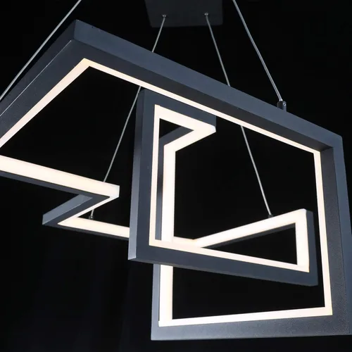 Miniatura 5 de WAC Lighting dweLED, Minecraft 23in LED colgante 3000K en negro