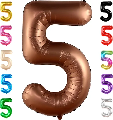 Miniatura 66 de Globo gigante plateado del número 0 de 40 pulgadas – Globo Mylar del número 0 Globo plateado 0 para decoraciones de fiesta Globo plateado
