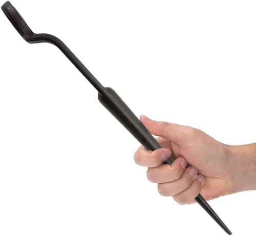 Miniatura 3 de URREA Llave Spud - Llave de alineación estructural de extremo abierto de 1-7/16 pulgadas con mango de desplazamiento y revestimiento de óxido negro