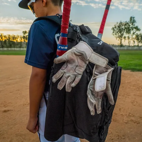 Miniatura 7 de PowerNet Surge Softball Baseball Bag, Dual Bat & Gear Travel Backpack, Baseball Equipment Bat Bag, Baseball Softball Backpack with Dugout Fence