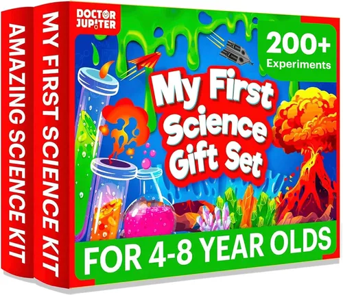 Doctor Jupiter Mi primer set de regalos de ciencia para niños de 4 años en adelante | Set de mi primer kit de ciencia y kit de ciencia asombroso |