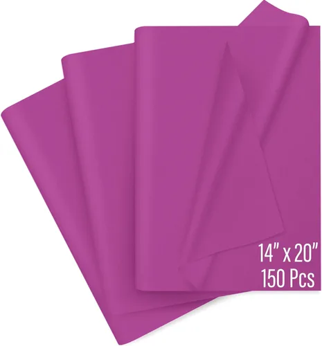 Miniatura 16 de Sanzix - 150 hojas de papel de seda kraft a granel de 14x20 pulgadas - Papel de regalo marrón para bolsas de regalo, boda, cumpleaños y Papel kraft