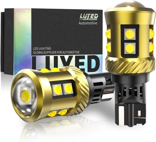 Miniatura 16 de 2 X 1700, luces extremadamente brillantes 1157 4014 102-EX, conjunto de chips, foco 7528 led 1157 2057 2357, de xenón, blanco