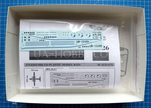 Miniatura 2 de Sova Modelo 14003-1/144 - An-26. Rizo de código OTAN. Kit de modelado de plástico
